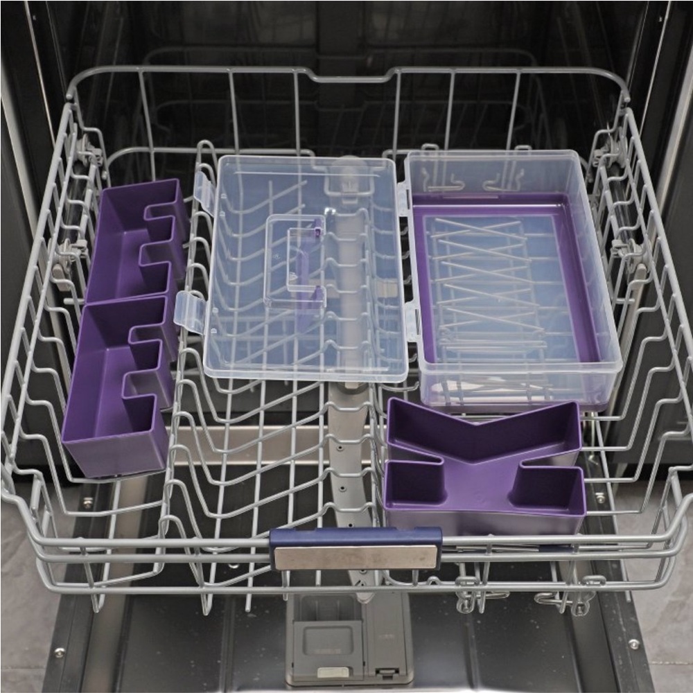 Versatile Purple Storage Box with Compartments - Picture 4 of 6